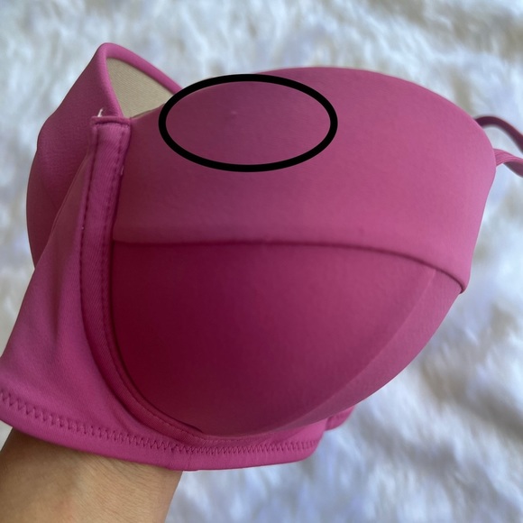 Women's Light Lift Bralette Bikini Top - Shade & Shore Pink 34B - Picture 17 of 17
